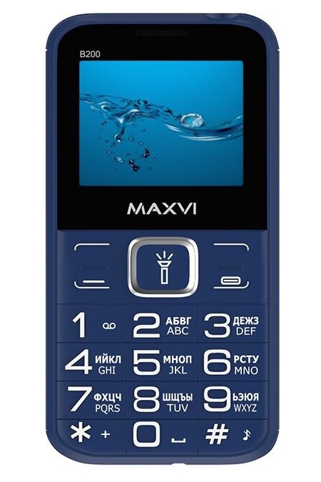 Телефон MAXVI B200 Blue (синий) 1