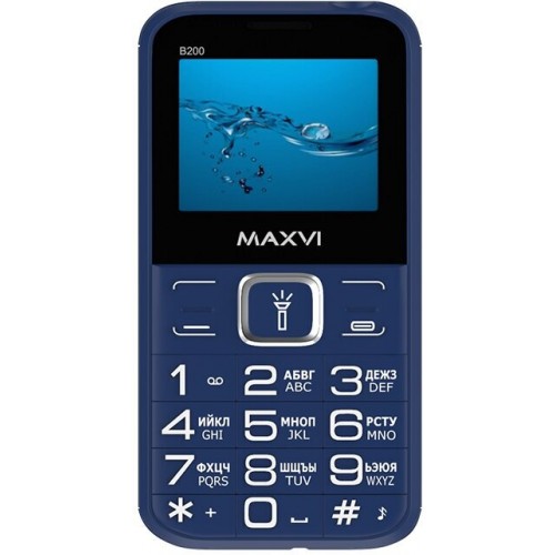 Телефон MAXVI B200 Blue (синий) 1