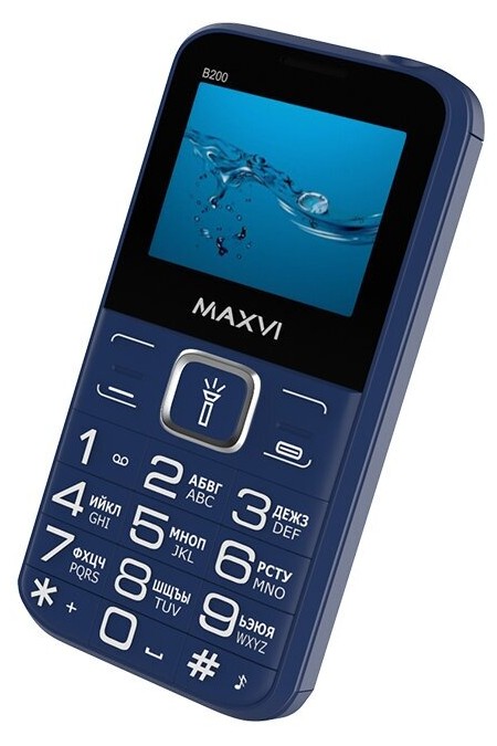 Телефон MAXVI B200 Blue (синий) 3