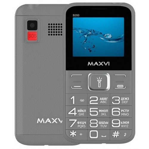 Телефон MAXVI B200 Grey (серый) 