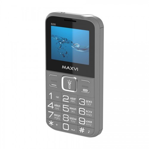 Телефон MAXVI B200 Grey (серый) 1