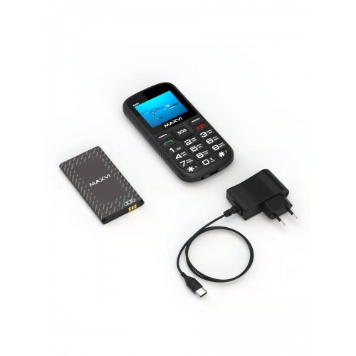Телефон MAXVI B201 Black (черный) 9
