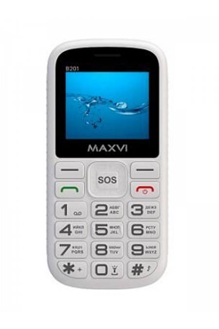 Телефон MAXVI B201 White (белый) 