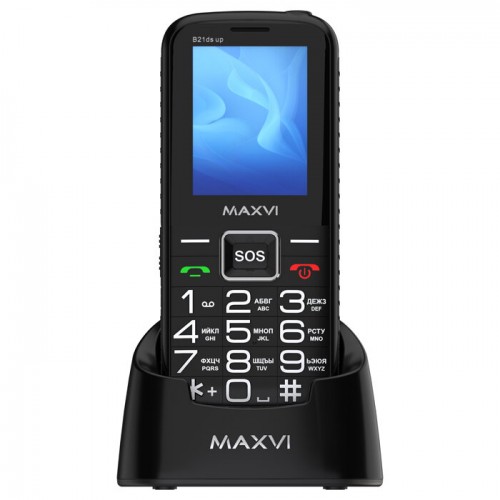 Телефон MAXVI B21ds up Black (черный) 1