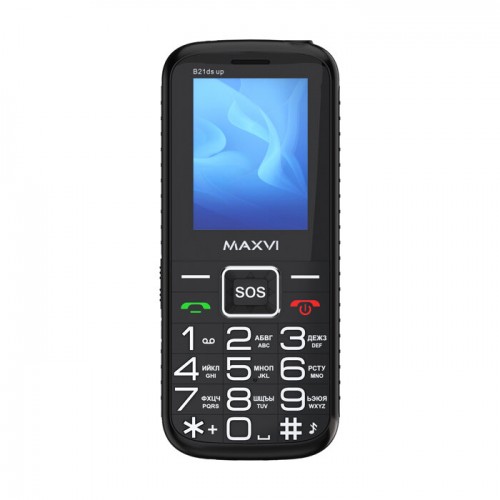 Телефон MAXVI B21ds up Black (черный) 3