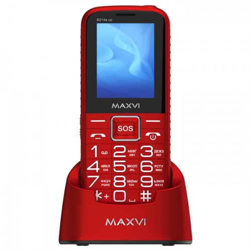 Телефон MAXVI B21ds up Red (красный) 1
