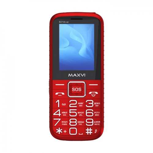 Телефон MAXVI B21ds up Red (красный) 8