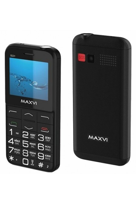Телефон MAXVI B231 Black (черный) 