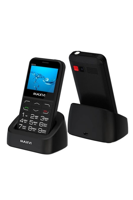 Телефон MAXVI B231ds Black (черный) 