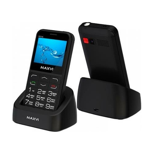 Телефон MAXVI B231ds Black (черный) 