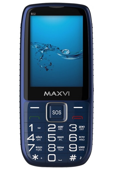 Телефон MAXVI B32 Blue (синий) 1