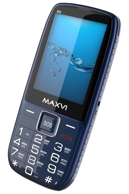 Телефон MAXVI B32 Blue (синий) 2