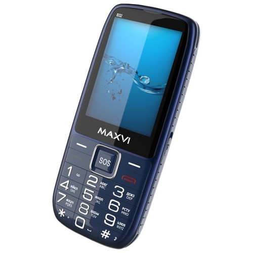 Телефон MAXVI B32 Blue (синий) 8