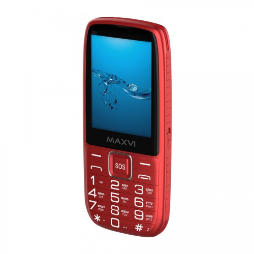 Телефон MAXVI B32 Red (красный) 1