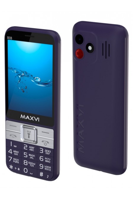 Телефон MAXVI B33 Purple (фиолетовый) 