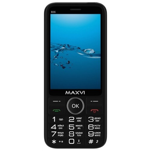 Телефон MAXVI B35 Black (черный) 4