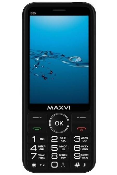 Телефон MAXVI B35 Black (черный) 7