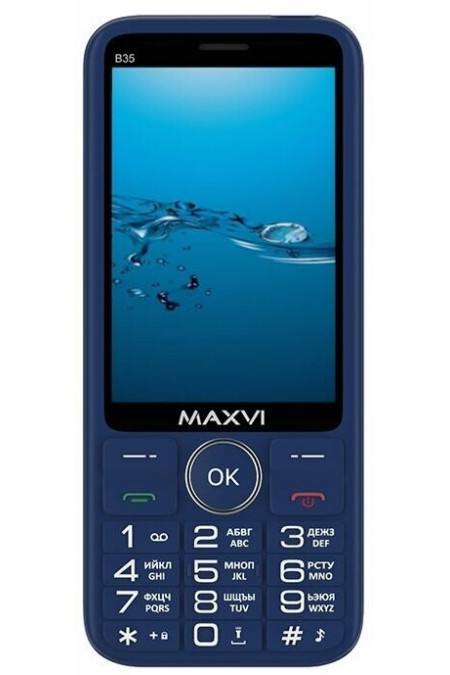 Телефон MAXVI B35 Blue (синий) 1