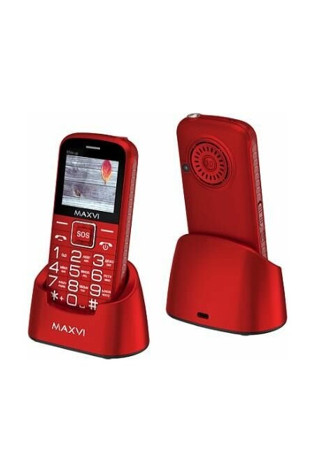 Телефон MAXVI B5ds up Red (красный) 
