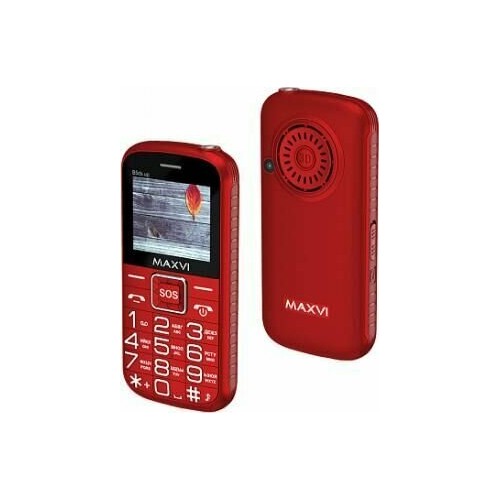 Телефон MAXVI B5ds up Red (красный) 4