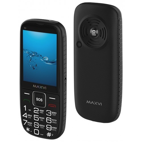 Телефон MAXVI B9 Black (черный) 7