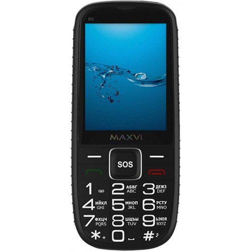 Телефон MAXVI B9 Black (черный) 9