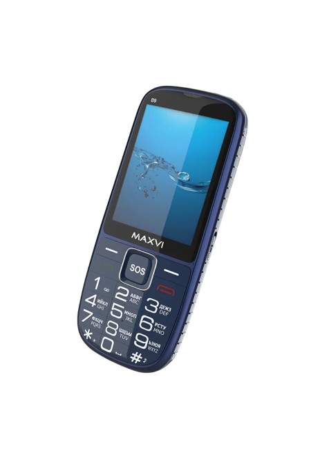 Телефон MAXVI B9 Blue (синий) 2