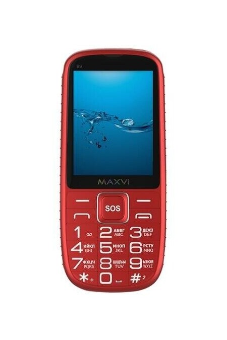 Телефон MAXVI B9 Red (красный) 