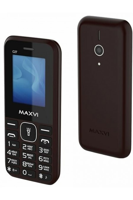 Телефон MAXVI C27 Brown (коричневый) 