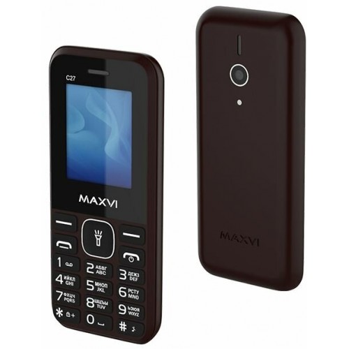 Телефон MAXVI C27 Brown (коричневый) 
