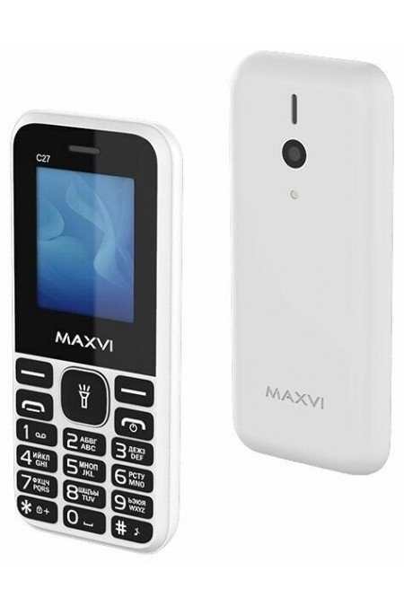 Телефон MAXVI C27 White (белый) 