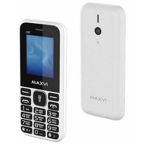 Телефон MAXVI C27 White (белый) 