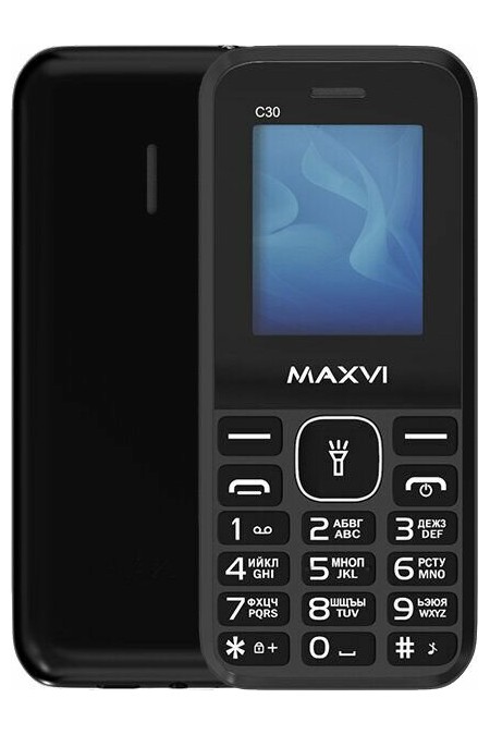 Телефон MAXVI C30 Black (черный) 