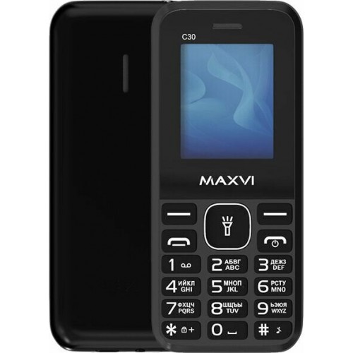 Телефон MAXVI C30 Black (черный) 