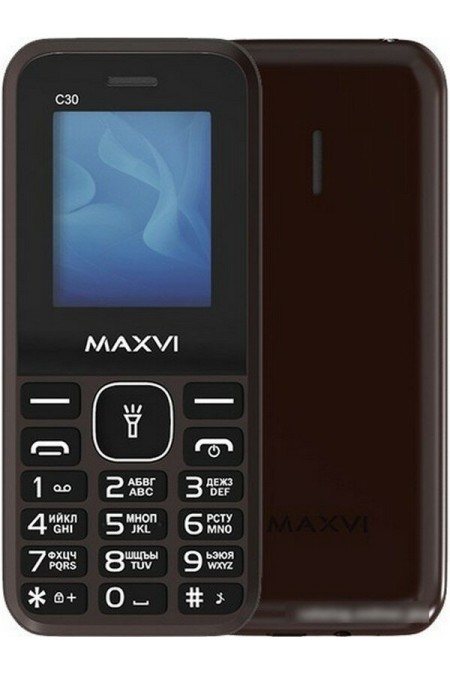 Телефон MAXVI C30 Brown (коричневый) 7