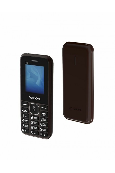 Телефон MAXVI C30 Brown (коричневый) 8