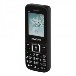 Телефон MAXVI C3i Black (черный)