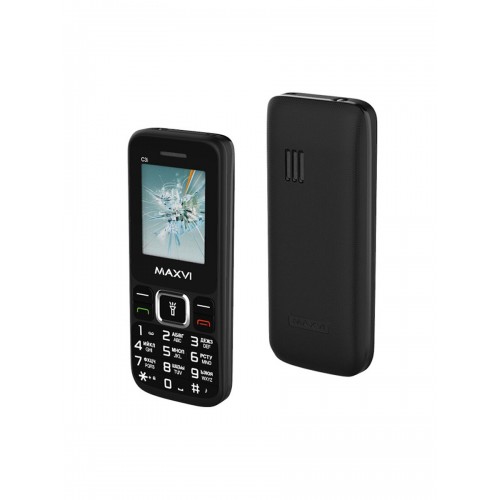 Телефон MAXVI C3i Black (черный) 