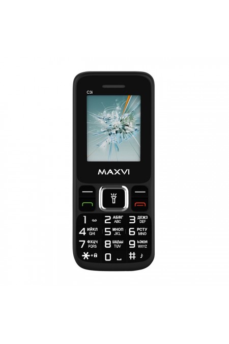 Телефон MAXVI C3i Black (черный) 1
