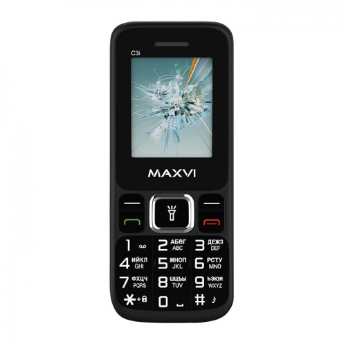 Телефон MAXVI C3i Black (черный) 1