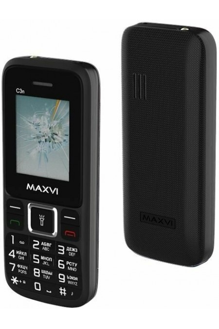 Телефон MAXVI C3n Black (черный) 
