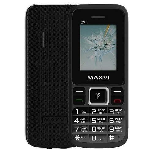 Телефон MAXVI C3n Black (черный) 
