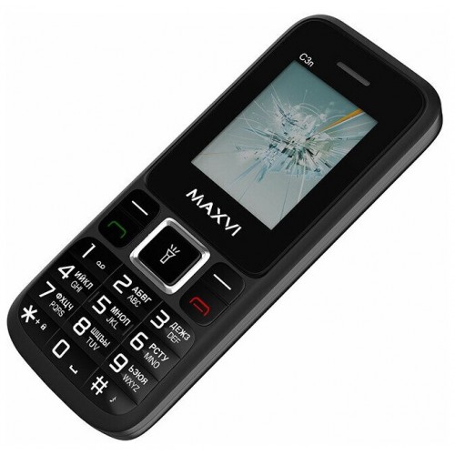Телефон MAXVI C3n Black (черный) 6