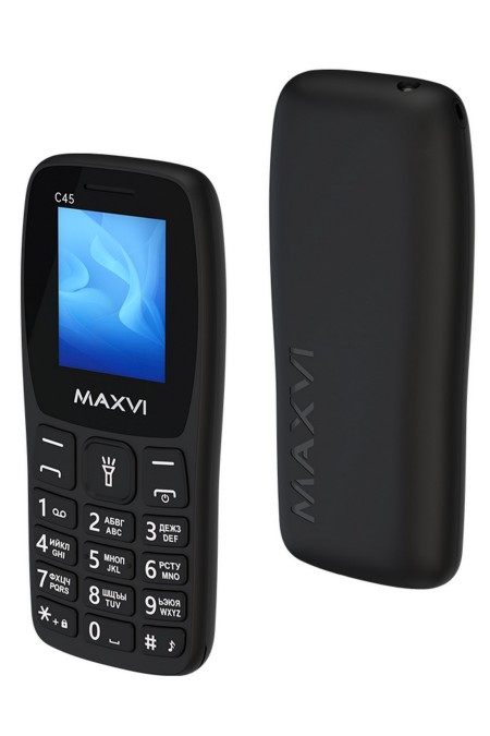 Телефон MAXVI C45 Black (черный) 
