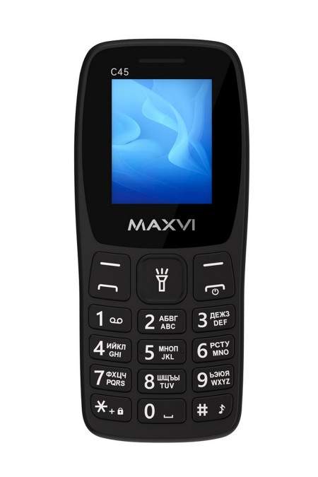 Телефон MAXVI C45 Black (черный) 1