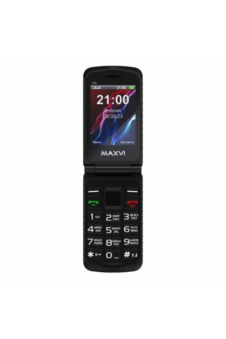 Телефон MAXVI E10 Black (черный) 1