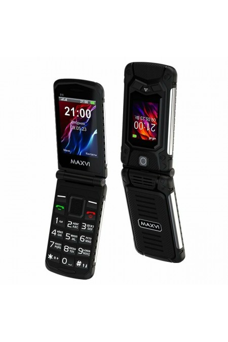 Телефон MAXVI E10 Black (черный) 