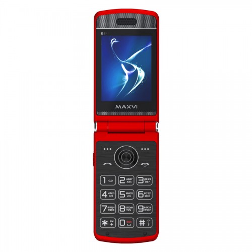 Телефон MAXVI E11 Red/Silver (красный/серебристый) 2