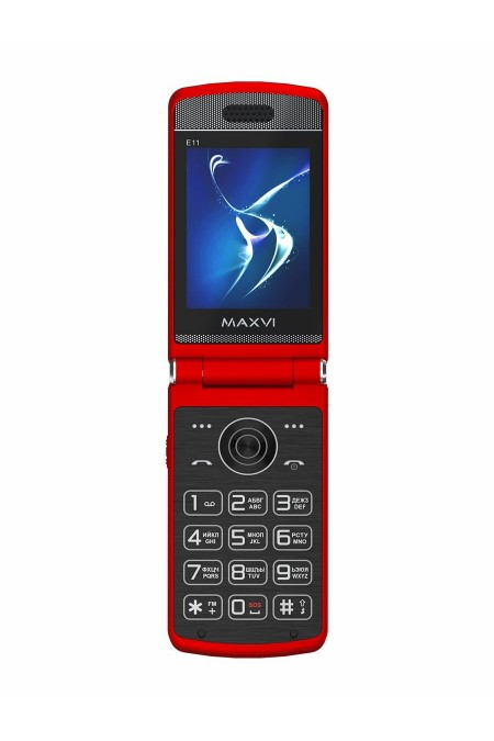 Телефон MAXVI E11 Red/Silver (красный/серебристый) 1