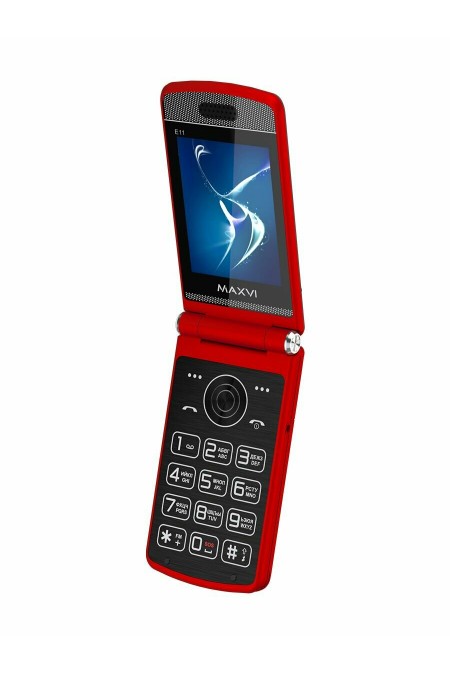Телефон MAXVI E11 Red/Silver (красный/серебристый) 2